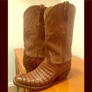 Authentic Alligator Leather Boot